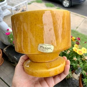 Vintage Amber Planter